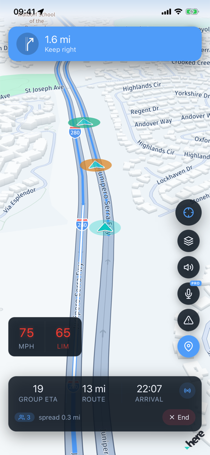 Convoy navigation